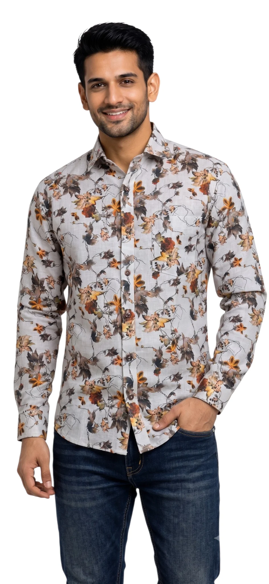 Floral Long Sleeve Shirt