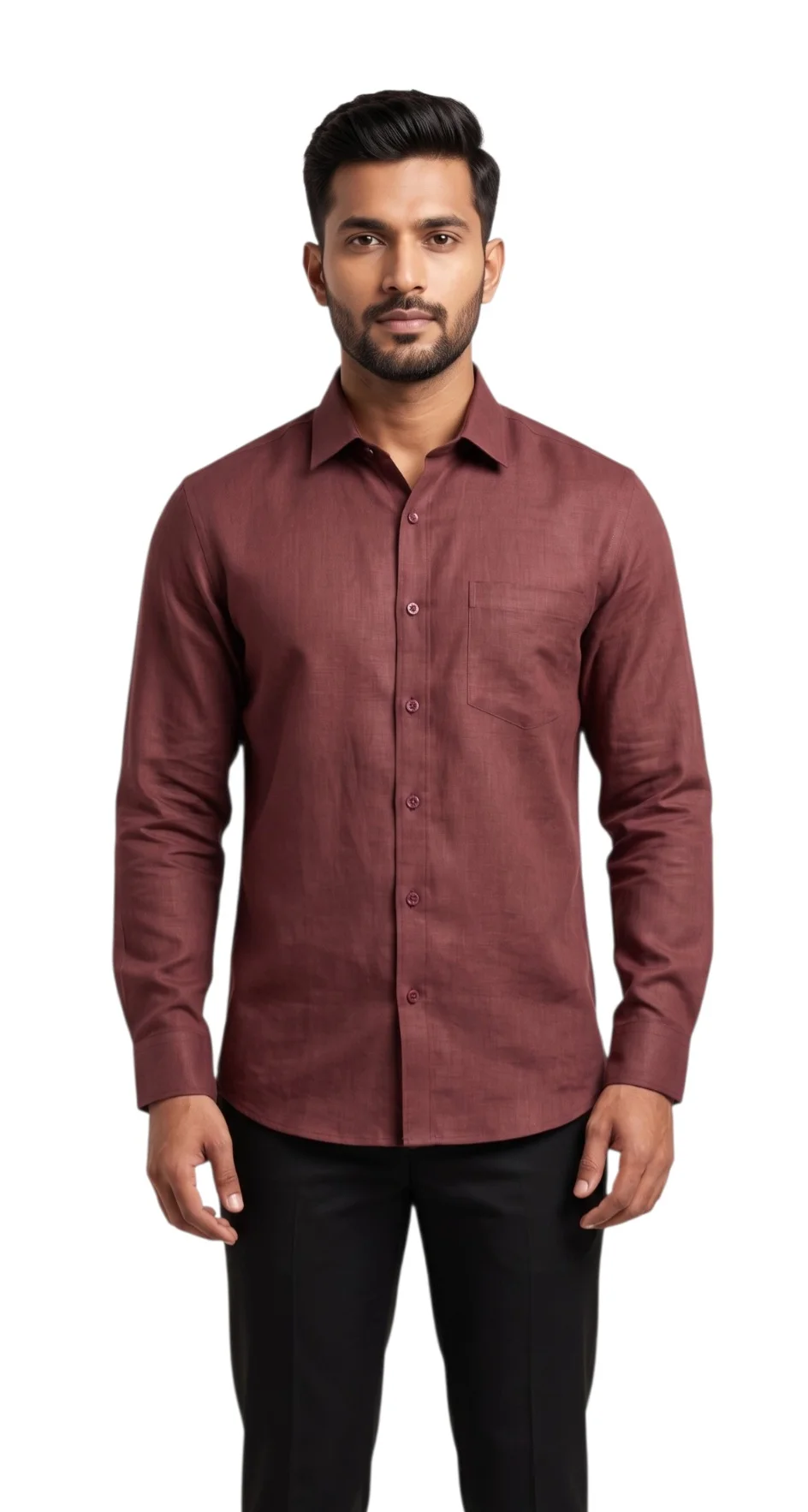Cotton Linen Blend Shirt