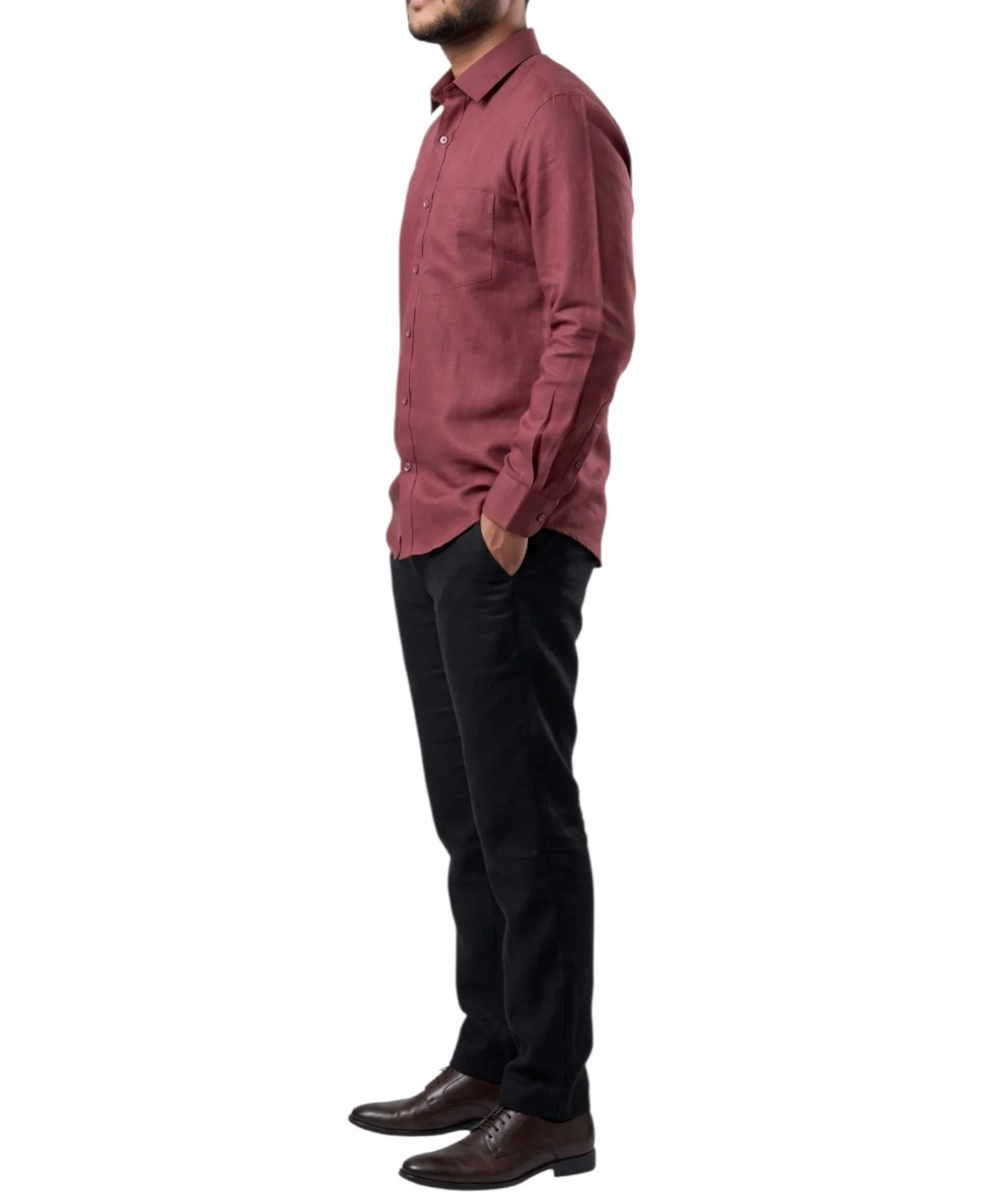 Cotton Linen Blend Shirt